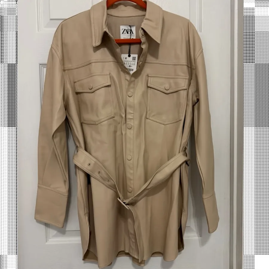 پالتو کت چرم زارا zara