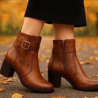 نیم بوت پاشنه دار