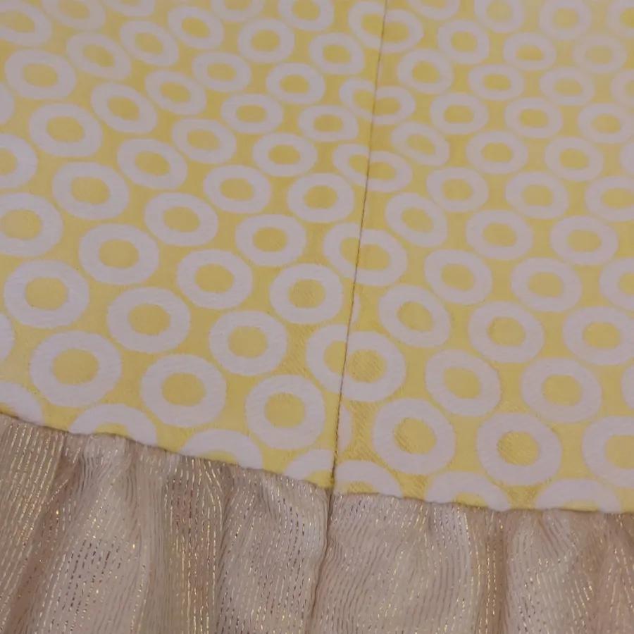 لباس مجلسی سفید طلایی