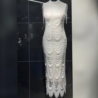 پیراهن مجلسی کار شده