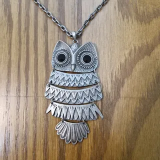 گردنبند آویز جغد