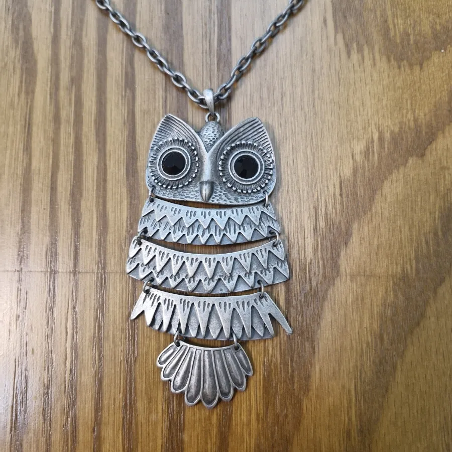 گردنبند آویز جغد