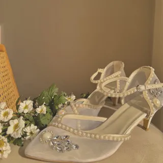 کفش جواهر دوزی دست دوز