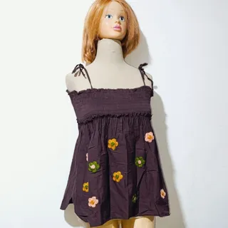 تاپ گلدوزی شده عروسکی