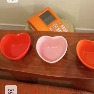 3 عدد پیاله طرح قلب