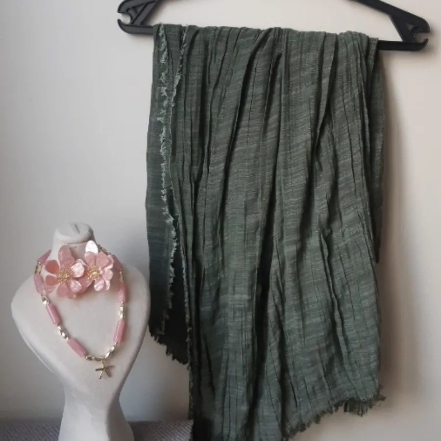 شال نخی سبز