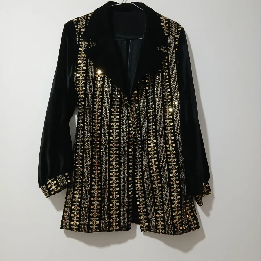 کت سوزن دوزی مخمل