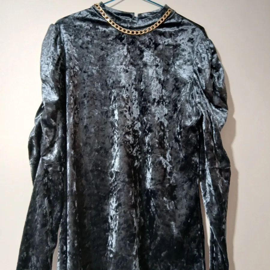 شومیز مخمل آینه ای طوسی