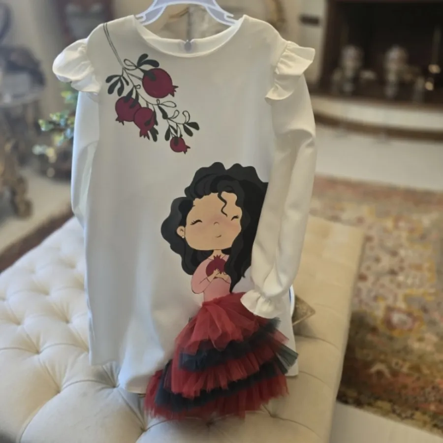 پیراهن دخترانه یلدایی