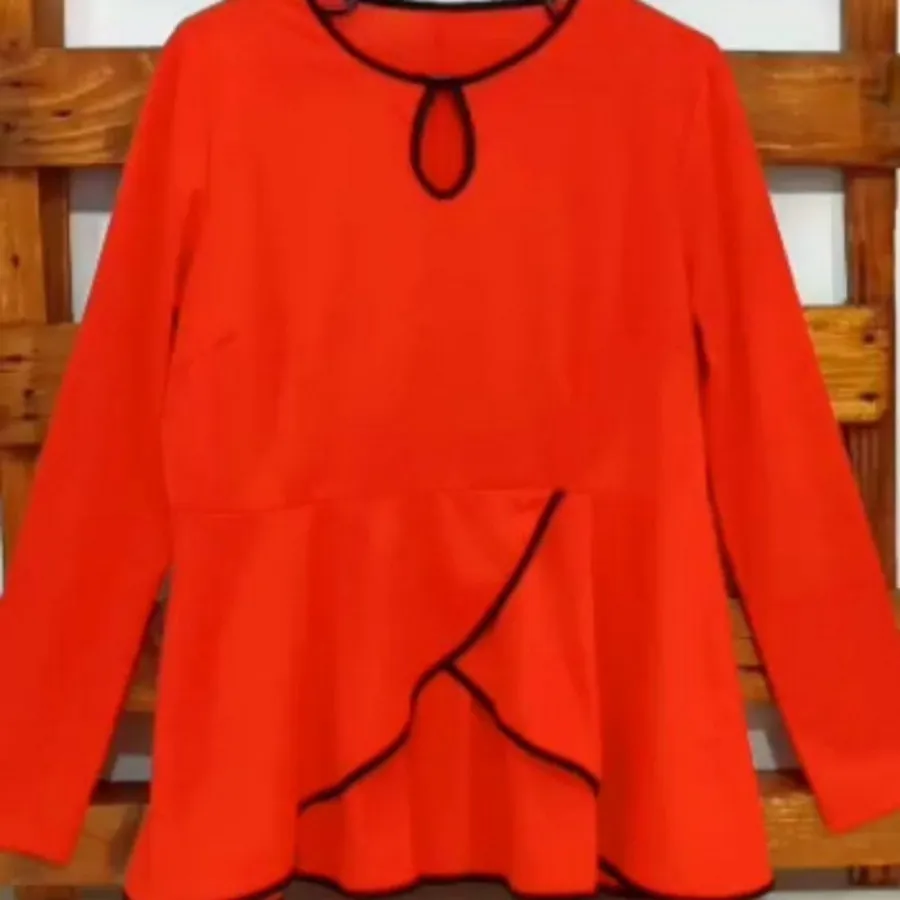 شومیز قرمز یلدایی وارداتی