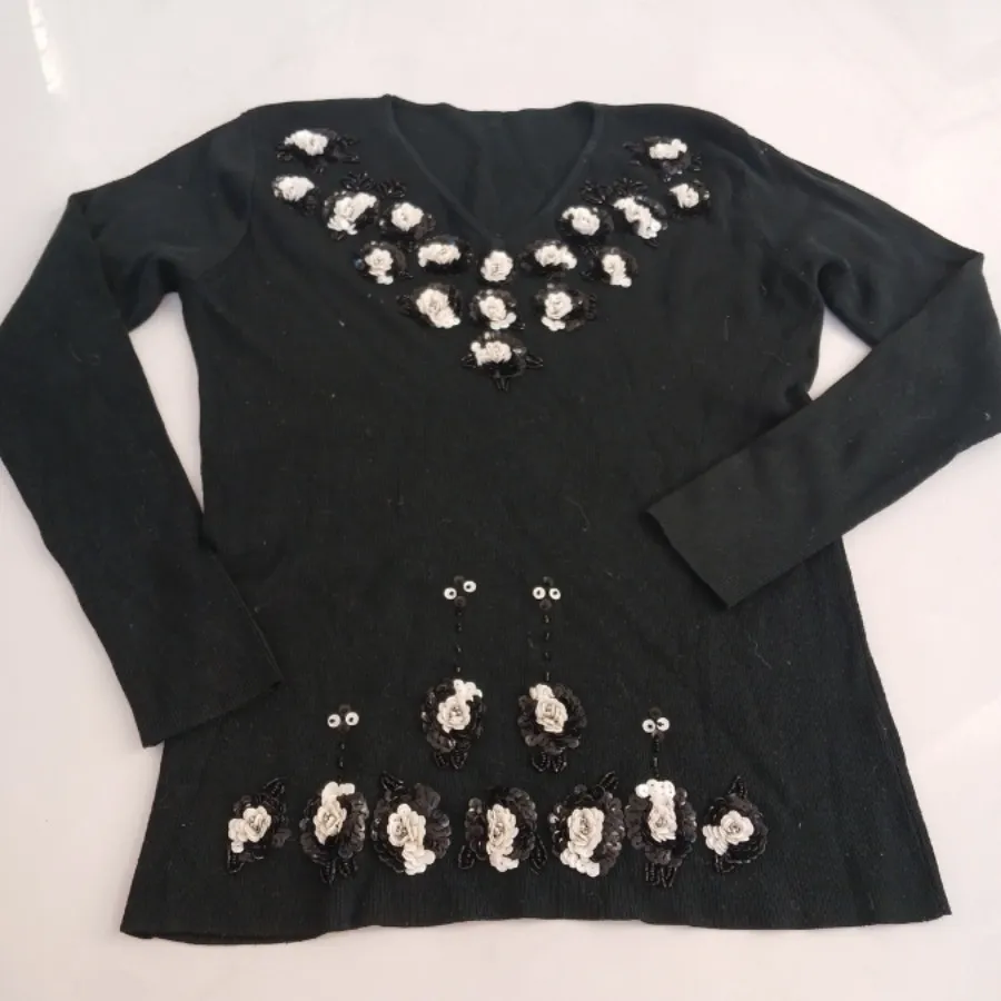 بافت مشکی پولکی