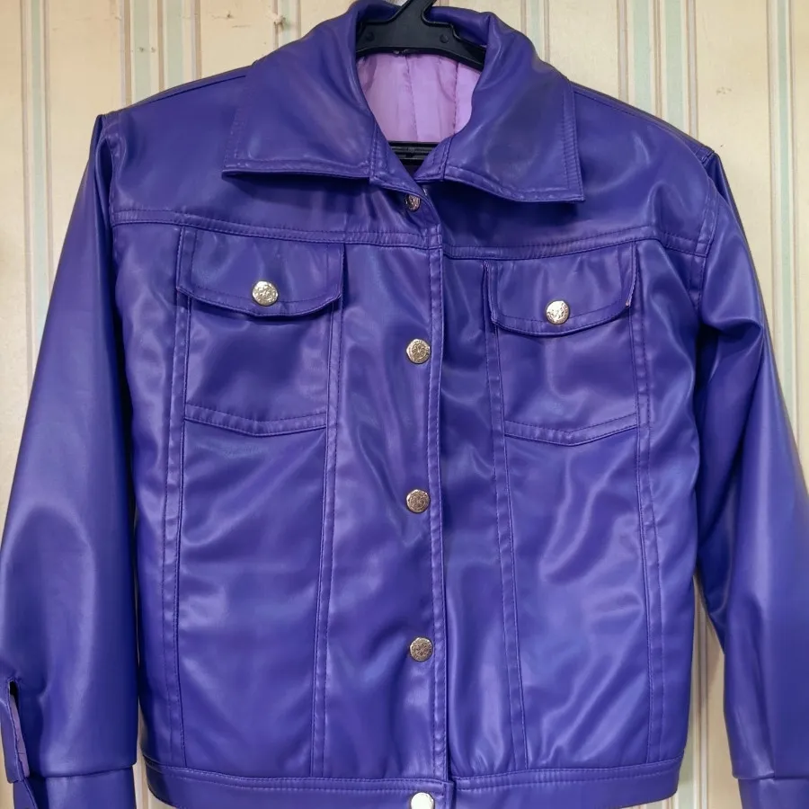 کاپشن دخترانه چرم