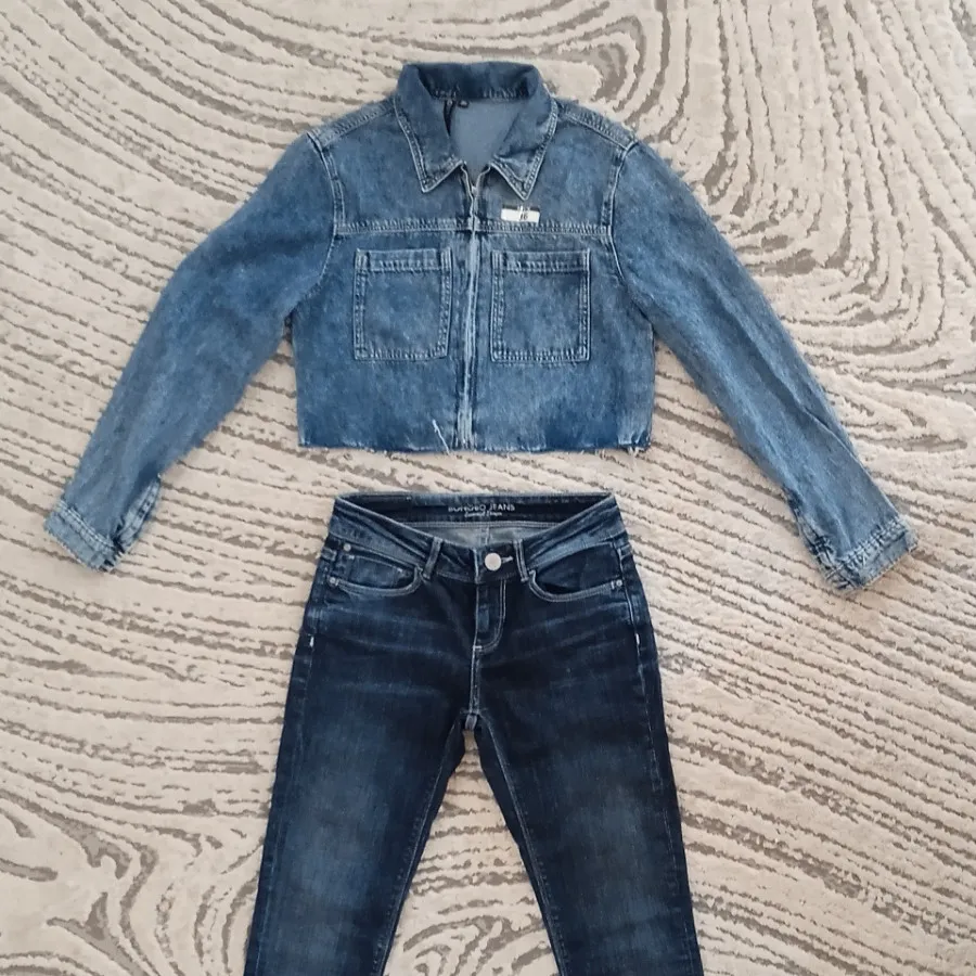 ست بامبر جکت و شلوار جین