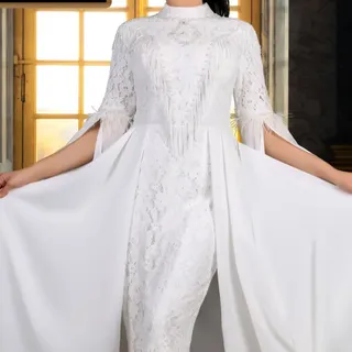 لباس مجلسی سفید