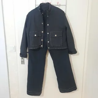 ست کت و شلوار طرح لی کشی