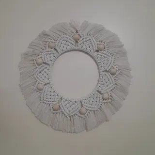 قاب آینه مکرومه