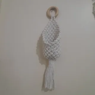 گلدان کوچک مکرومه