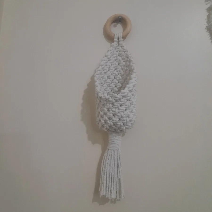 گلدان کوچک مکرومه