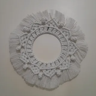 قاب آینه مکرومه