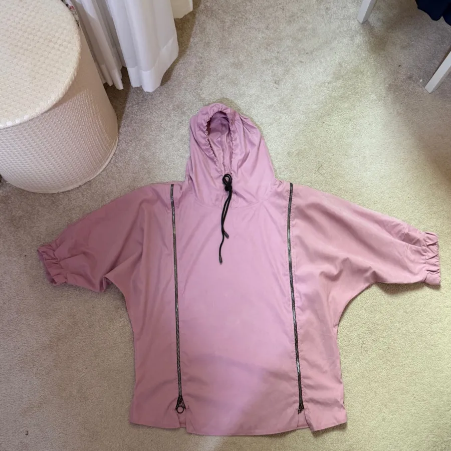 بارانی سوییشرت صورتی