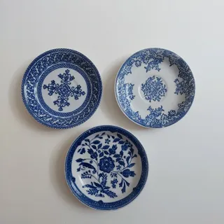 نعلبکی قلم آبی