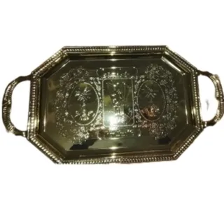 سینی آب  طلا‌ کاری شده