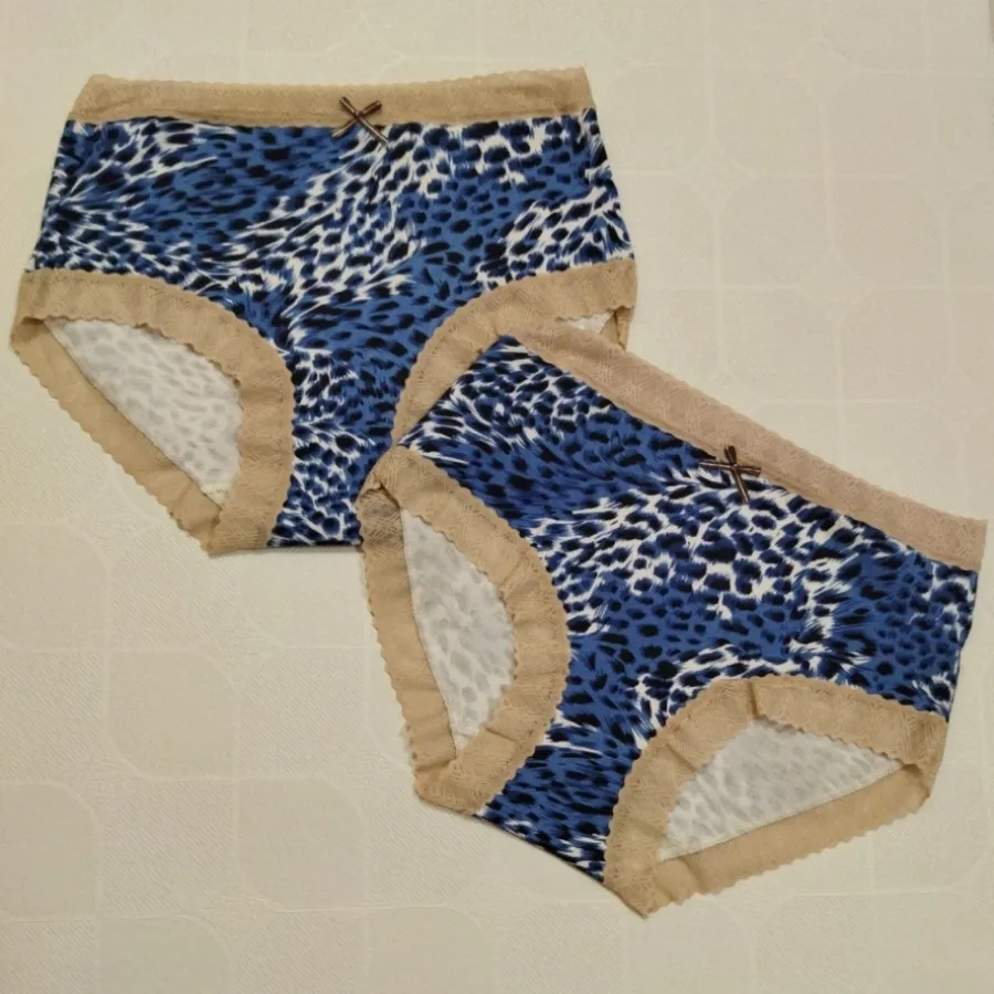 شورت نخ پنبه‌ای پلنگی