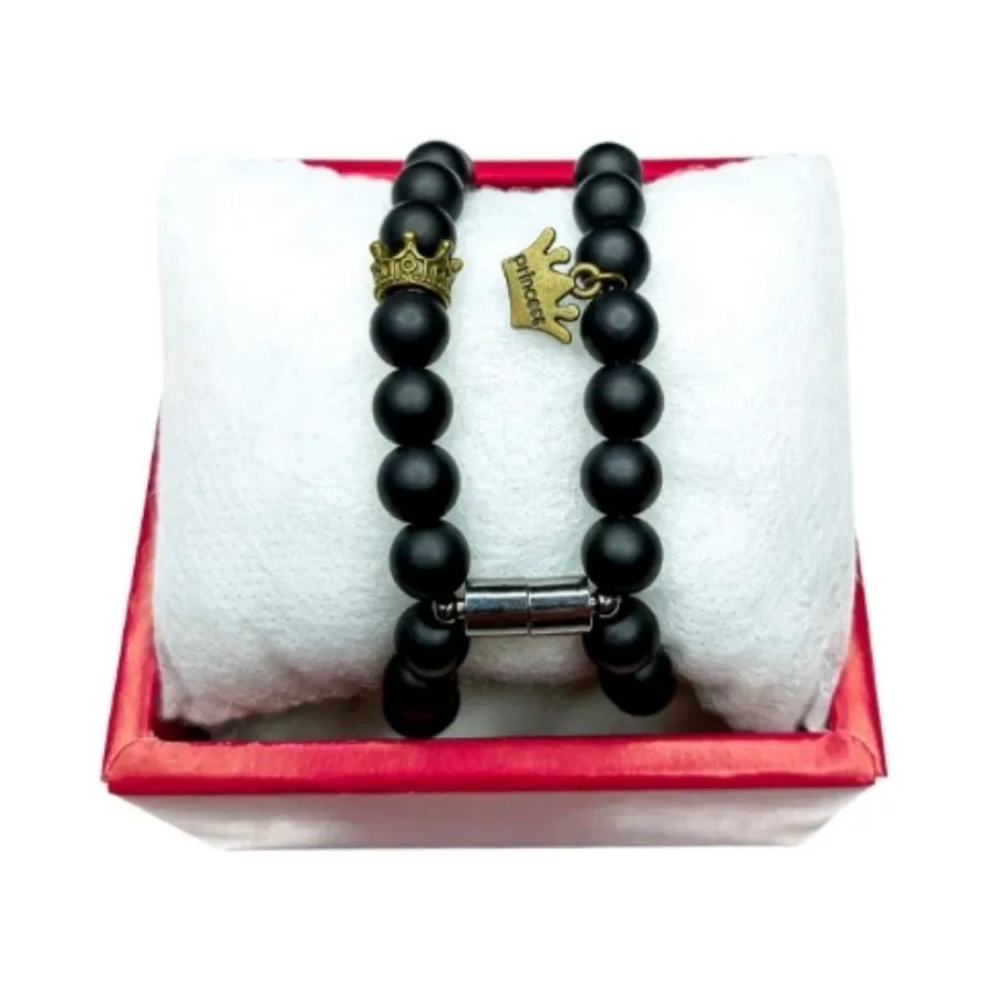 دستبند ست مگنتی طرح تاج