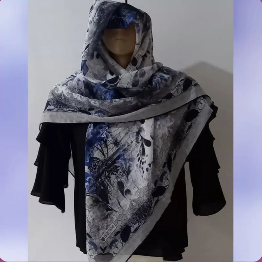 روسری کرپ حریر