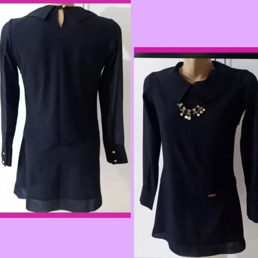 شومیز ترک حریر کرپ