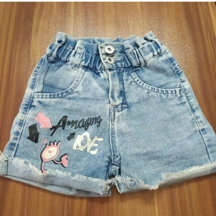 شلوارک جین بچگانه