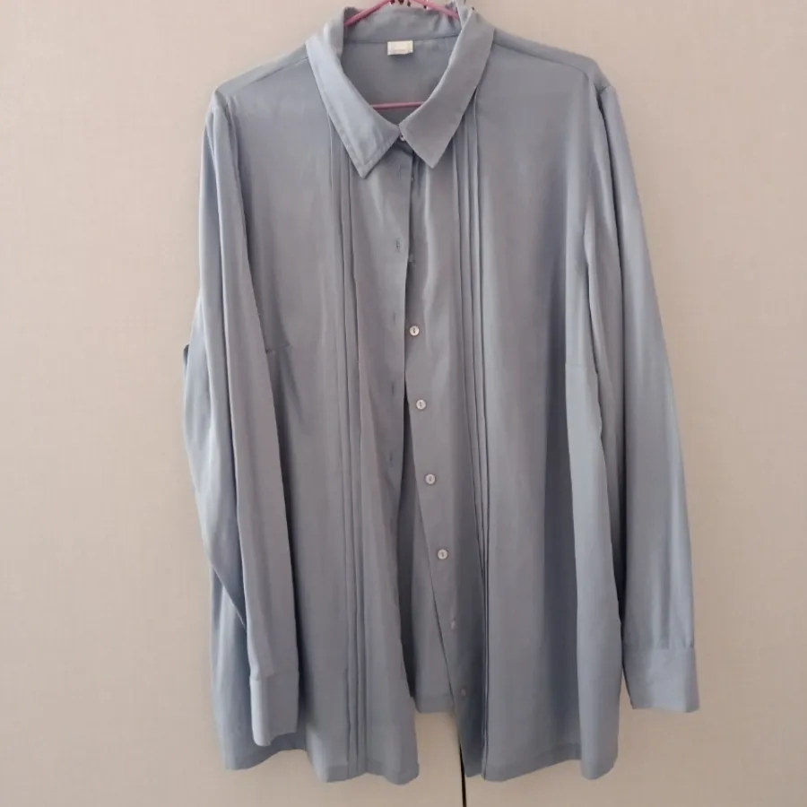 شومیز پاستیلی ابی طوسی