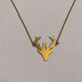 گردنبند شاخ گوزن رنگ ثابت