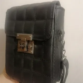 کیف پاسپورتی مشکی چرم