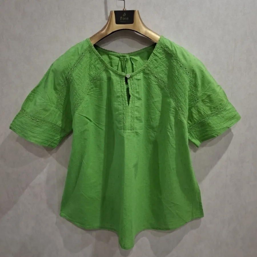 شومیز سبز بلند