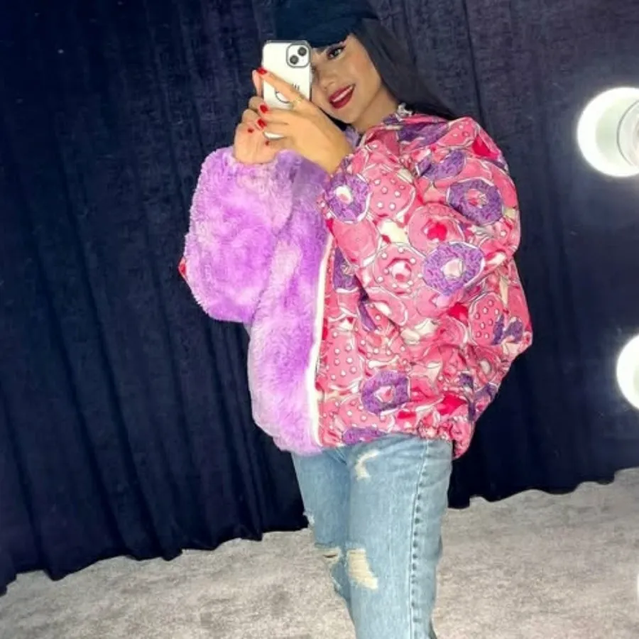 کاپشن تدی عروسکی زنانه