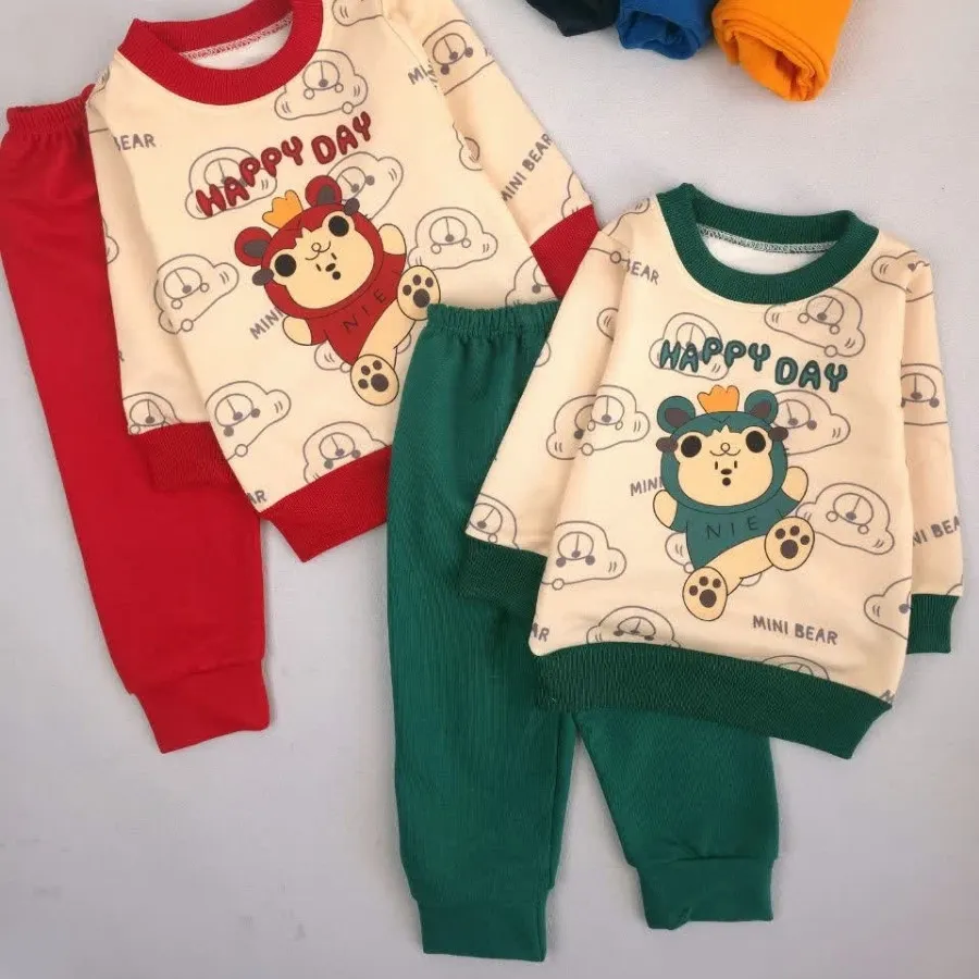 بلوز شلوار نقلی خرس تاجدا