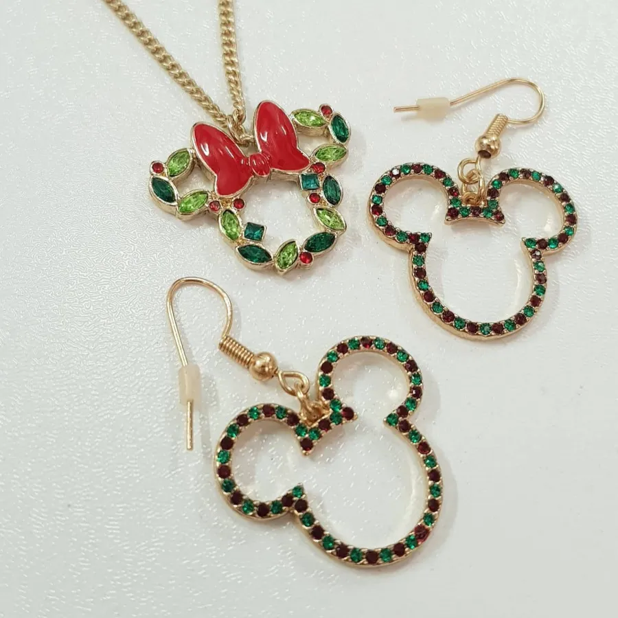 نیم ست گردنبند گوشواره