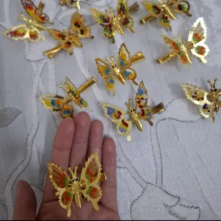 گیره مو پروانه ای