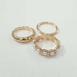 پک سه تایی انگشتر طلایی