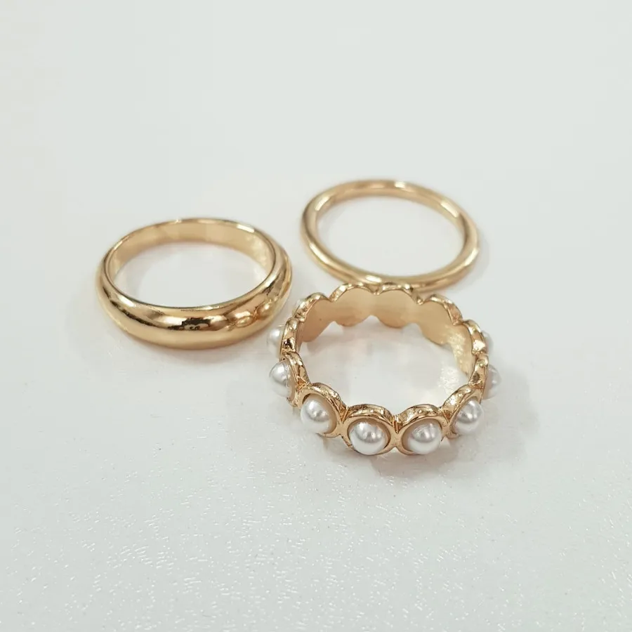 پک سه تایی انگشتر طلایی