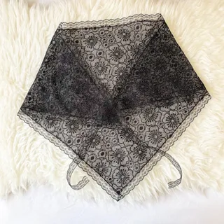 اسکارف دانتل مشکی