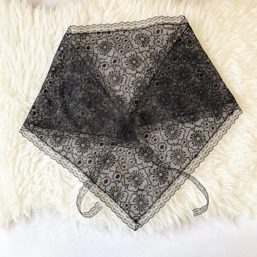 اسکارف دانتل مشکی