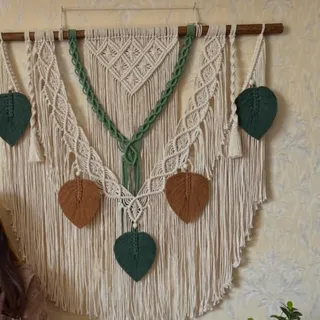 دیوارکوب مکرومه