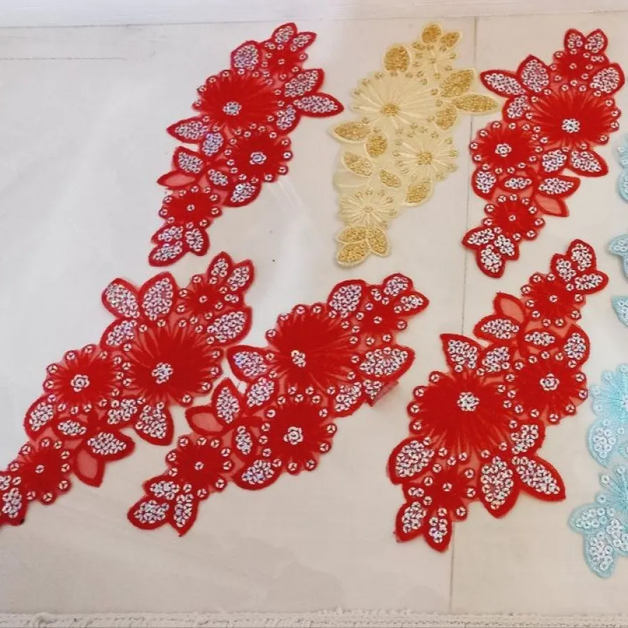 10 عدد تکه دوزی گل 20 سان