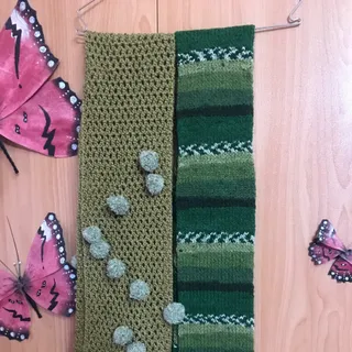 شال گردن بافتنی