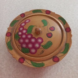 ظرف چوبی عتیقه