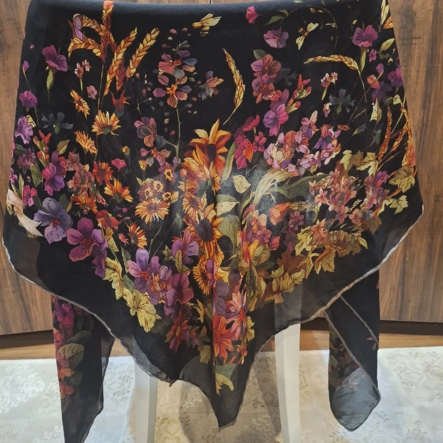 روسری حریر ایتالیایی