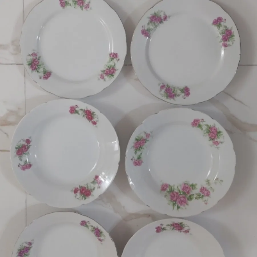 بشقاب گلسرخی گل سرخی