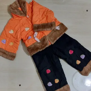 ست کاپشن و شلوار بچگانه